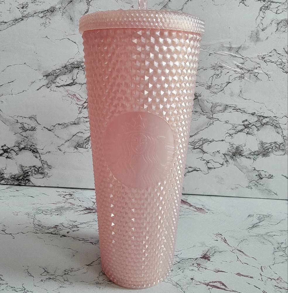 Starbucks x Mexico Pink Pearl studded tumbler